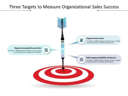 Three targets to measure organizational sales success