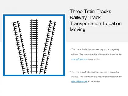 Three train tracks railway track transportation location moving