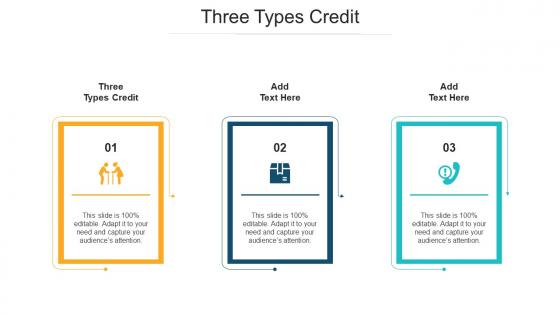Three Types Credit In Powerpoint And Google Slides Cpb