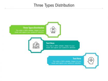 Three types distribution ppt powerpoint presentation show designs cpb