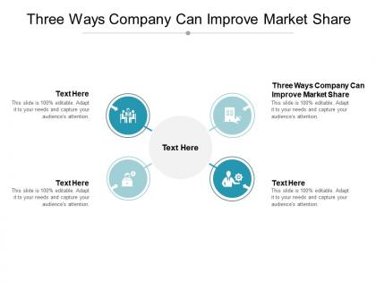 Three ways company can improve market share ppt powerpoint presentation professional inspiration cpb