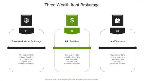 Three Wealth front Brokerage In Powerpoint And Google Slides Cpb