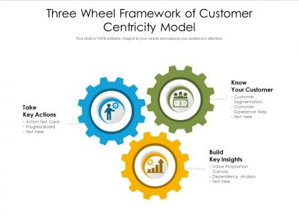 Three wheel framework of customer centricity model