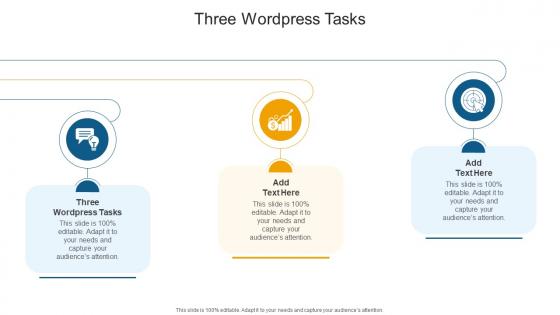 Three Wordpress Tasks In Powerpoint And Google Slides Cpb
