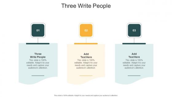 Three Write People In Powerpoint And Google Slides Cpb