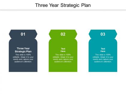 Three year strategic plan ppt powerpoint presentation visual aids gallery cpb