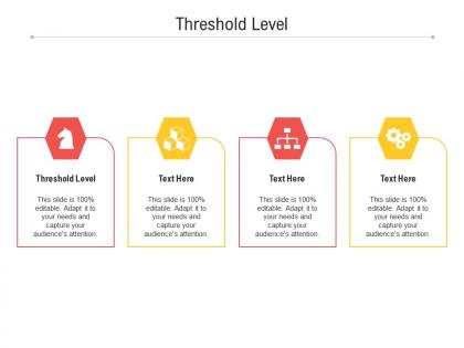 Threshold level ppt powerpoint presentation inspiration examples cpb