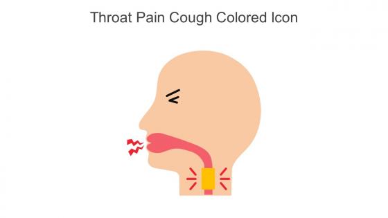 Throat Pain Cough Colored Icon In Powerpoint Pptx Png And Editable Eps Format