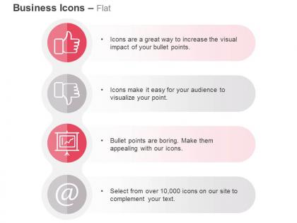 Thumbs up down presentation internet sign ppt icons graphics