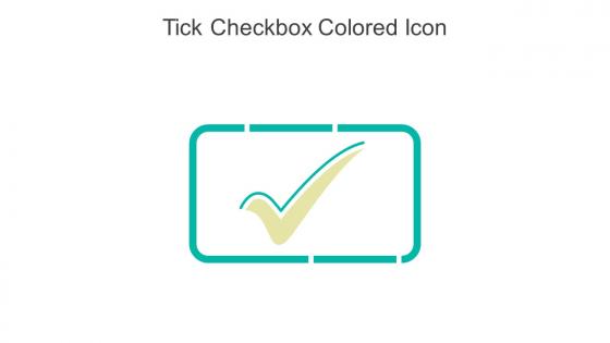 Tick Checkbox Colored Icon In Powerpoint Pptx Png And Editable Eps Format