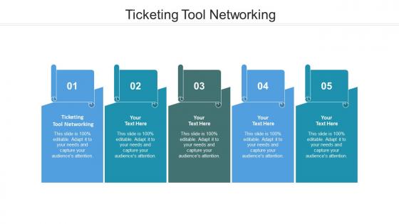Ticketing tool networking ppt powerpoint presentation styles diagrams cpb