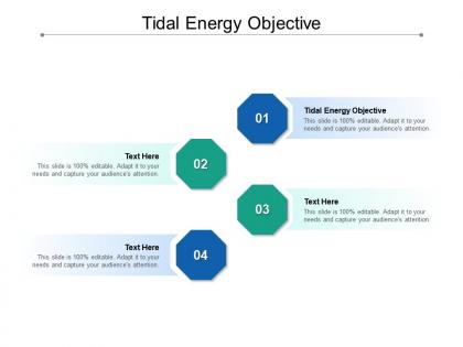 Tidal energy objective ppt powerpoint presentation slides pictures cpb