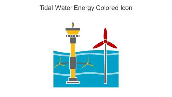Tidal Water Energy Colored Icon In Powerpoint Pptx Png And Editable Eps Format
