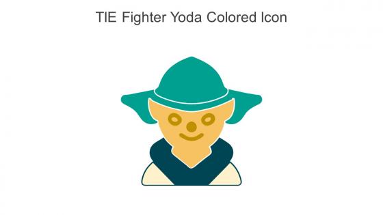 TIE Fighter Yoda Colored Icon In Powerpoint Pptx Png And Editable Eps Format