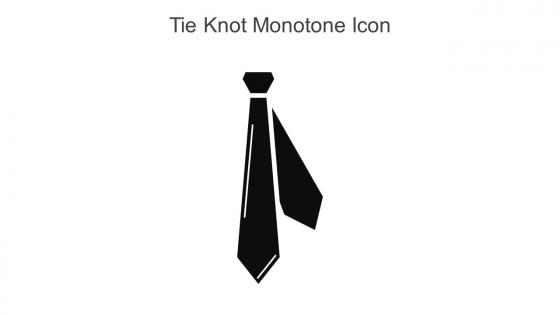 Tie Knot Monotone Icon In Powerpoint Pptx Png And Editable Eps Format