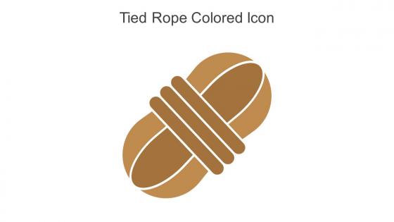 Tied Rope Colored Icon In Powerpoint Pptx Png And Editable Eps Format