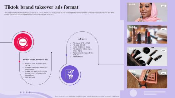 TikTok Advertising Campaign TikTok Brand Takeover Ads Format MKT SS V