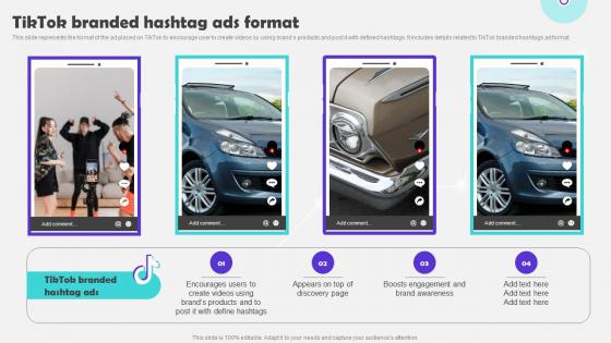 Tiktok Branded Hashtag Ads Format Tiktok Marketing Campaign To Increase