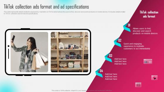 Tiktok Collection Ads Format And Ad Specifications Tiktok Influencer Marketing MKT SS V