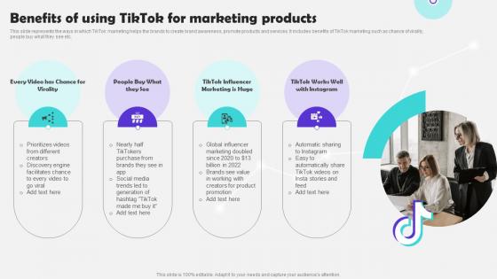 Tiktok For Marketing Products Campaign To Increase Benefits Of Using