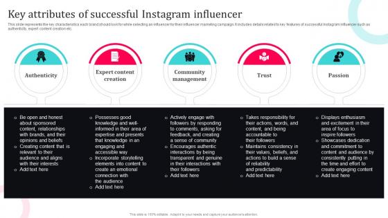 Tiktok Influencer Marketing Key Attributes Of Successful Instagram Influencer Strategy SS V