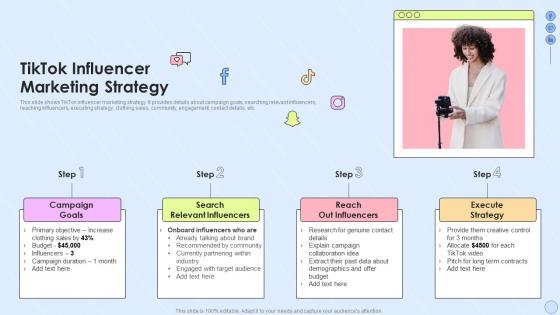 TikTok Influencer Marketing Strategy Implementing Social Media Strategy Across Multiple Platforms