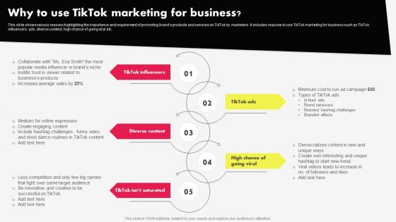 Tiktok Marketing Campaign Why To Use Tiktok Marketing For Business MKT SS V