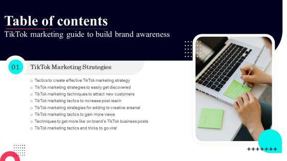 TikTok Marketing Guide To Build Brand Awareness For Table Of Contents