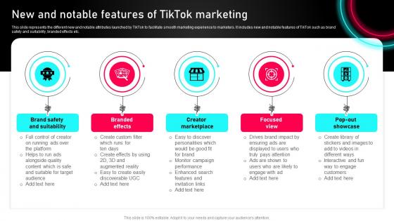 Tiktok Marketing Guide To Enhance New And Notable Features Of Tiktok Marketing MKT SS V