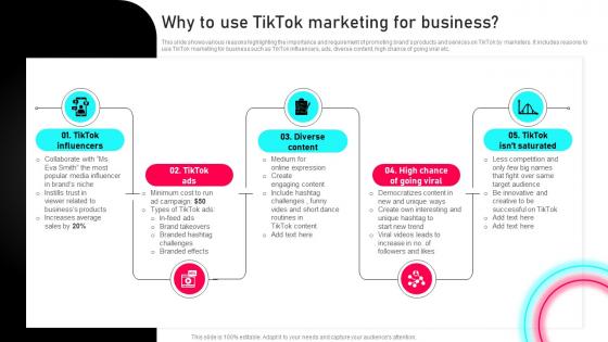 Tiktok Marketing Guide To Enhance Why To Use Tiktok Marketing For Business MKT SS V