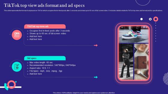 TikTok Marketing Techniques TikTok Top View Ads Format And Ad Specs MKT SS V