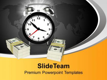 Time and money business powerpoint templates ppt themes and graphics 0113