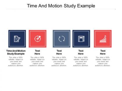 Time and motion study example ppt powerpoint presentation model slides cpb