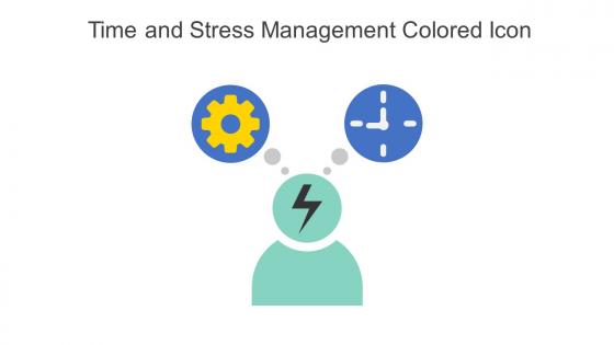 Time And Stress Management Colored Icon In Powerpoint Pptx Png And Editable Eps Format