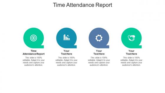 Time attendance report ppt powerpoint presentation inspiration cpb