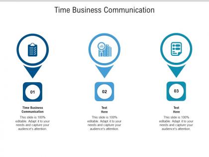 Time business communication ppt powerpoint presentation gallery themes cpb