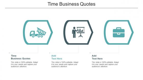 Time Business Quotes Ppt Powerpoint Presentation Summary Layout Ideas Cpb