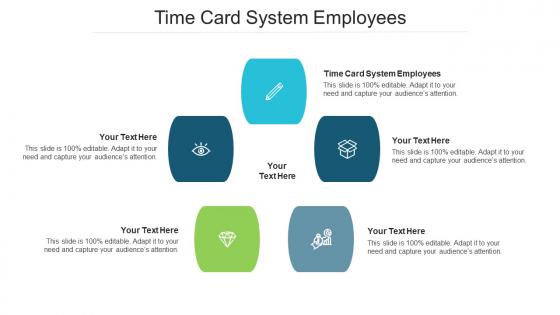 Time card system employees ppt powerpoint presentationmodel brochure cpb