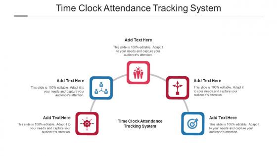 Time Clock Attendance Tracking System Ppt Powerpoint Presentation Clipart Cpb