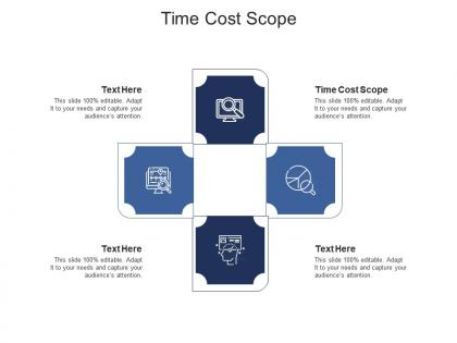 Time cost scope ppt powerpoint presentation styles portfolio cpb