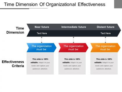 Time dimension of organizational effectiveness ppt example file