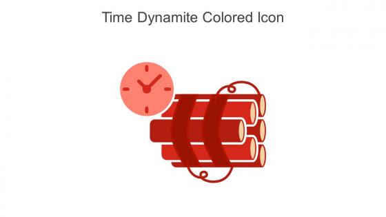 Time Dynamite Colored Icon In Powerpoint Pptx Png And Editable Eps Format