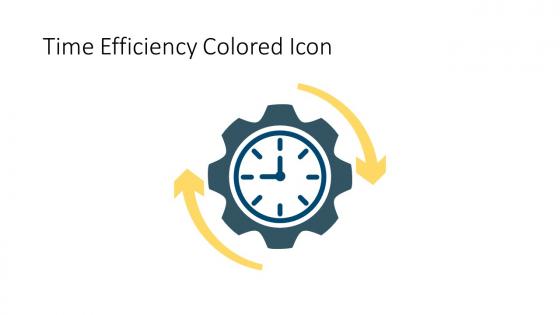 Time Efficiency Colored Icon In Powerpoint Pptx Png And Editable Eps Format