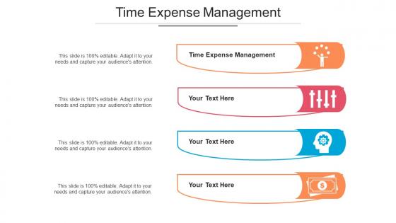Time Expense Management Ppt Powerpoint Presentation Inspiration Background Cpb