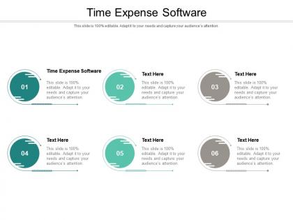 Time expense software ppt powerpoint presentation model slide download cpb