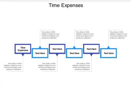 Time expenses ppt powerpoint presentation professional graphics template cpb