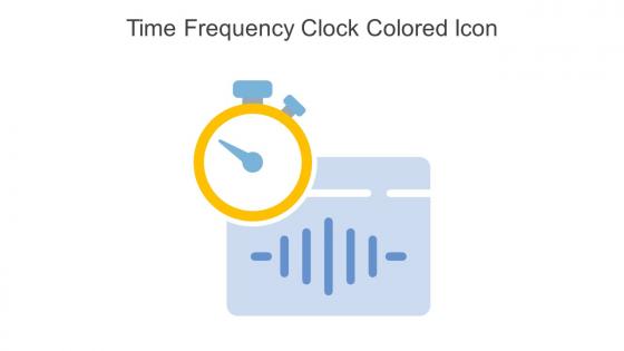 Time Frequency Clock Colored Icon In Powerpoint Pptx Png And Editable Eps Format