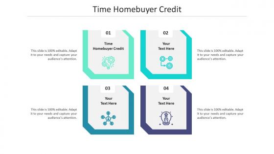 Time homebuyer credit ppt powerpoint presentation layouts background image cpb