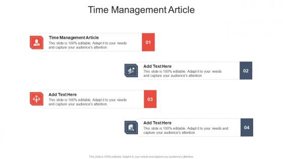 Time Management Article In Powerpoint And Google Slides Cpb