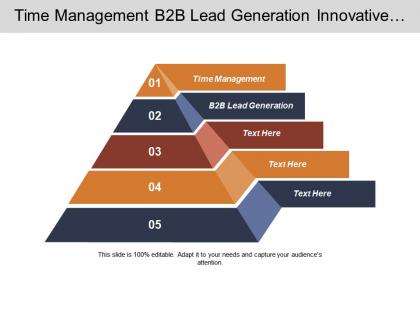 Time management b2b lead generation innovative marketing technology marketing cpb